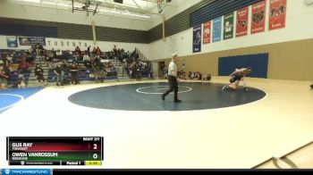 138 lbs Cons. Round 2 - Gus Ray, Tonasket vs Owen VanRossum, Ridgeline