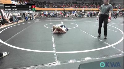 132 lbs Rr Rnd 2 - Grant Layne, Lions Wrestling Academy vs Tucker Layne, Lions Wrestling Academy
