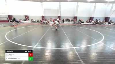 157 lbs Semifinal - Clayton Ulrey, Virginia Tech vs Brevin Balmeceda, Life University
