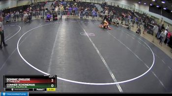 98 lbs Cons. Round 2 - Conner Schoneman, Immortal Athletics WC vs Dominic Englese, St. Charles WC