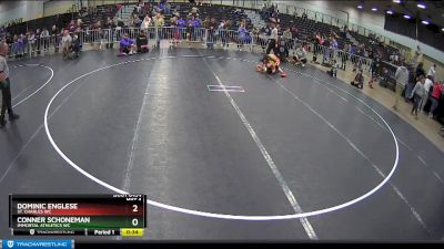 98 lbs Cons. Round 2 - Conner Schoneman, Immortal Athletics WC vs Dominic Englese, St. Charles WC