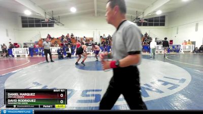 220 lbs Cons. Round 3 - David Rodriguez, Washington Union vs Daniel Marquez, San Luis Obispo