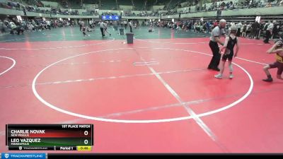 70 lbs 1st Place Match - Leo Vazquez, Minneapolis vs Charlie Novak, New Prague