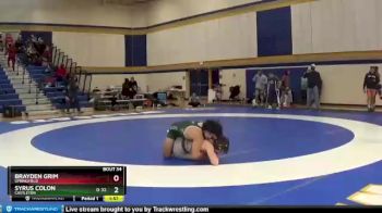 174 lbs Champ. Round 1 - Brayden Grim, Springfield vs Syrus Colon, Castleton
