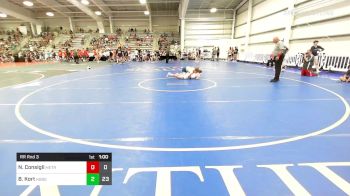 132 lbs Rr Rnd 3 - Nate Consigli, MetroWest United Red vs Braiden Kort, Hobo Wrestling