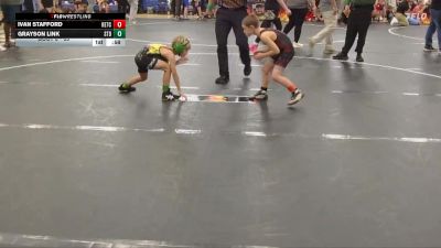 65 lbs Quarterfinal - Grayson Link, Summerville Take Down vs Ivan Stafford, KC Elite Training Center