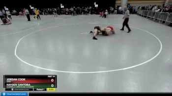 150 lbs Cons. Round 4 - Hayden Santora, Guerrilla Wrestling Academy vs Jordan Cook, Ohio