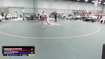 190 lbs Round 2 (8 Team) - Madisynn Crawford, Missouri Red vs Kadyn Schuman, North Dakota