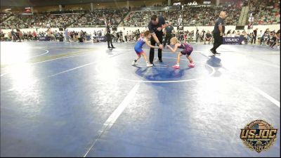 45 lbs Round Of 16 - Ruby Kate Richards, Texas Select Wrestling vs Braxley B Harjo, Chieftain Wrestling Club