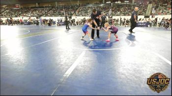 45 lbs Round Of 16 - Ruby Kate Richards, Texas Select Wrestling vs Braxley B Harjo, Chieftain Wrestling Club