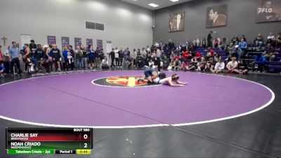120 lbs Cons. Round 4 - Noah Criado, Independence vs Charlie Say, Brentwood