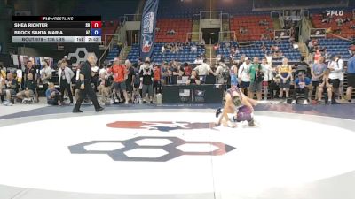126 lbs Cons. Rd Of 128 - Shea Richter, SD vs Brock Santa Maria, AZ