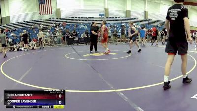 120 lbs Champ. Round 1 - Ben Arbotante, IL vs Cooper Lavender, OH