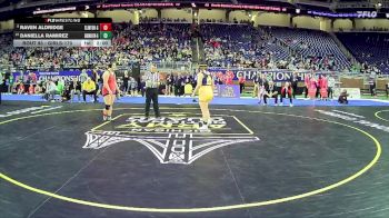 Girls-170 lbs Champ. Round 1 - Raven Aldridge, Clinton Hs Girls vs Daniella Ramirez, Grand Haven Hs Girls