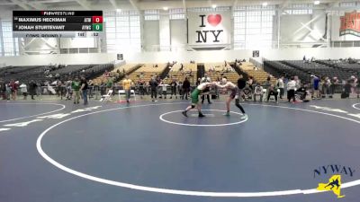138 lbs Cons. Round 7 - Maximus Heckman, Alexander Tri-Town Wrestling vs Jonah Sturtevant, Adirondack Youth Wrestling Club
