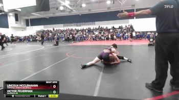 150 lbs Cons. Round 4 - Lincoln McClenahan, Topanga Wrestling/BTSLA vs Victor Feuerman, Valencia HS