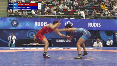 46 kg 1/4 Final - Inzhu Bakkozha, Kazakhstan vs Aiana Niiazbekova, Kyrgyzstan