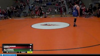 162 lbs Consolation Bracket - Caden Burger, Grissom Hs vs Eli Stewart, Tupelo High School