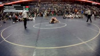 2A 144 lbs Semifinal - Luke Parker, Patton vs Gabe Foreman, Washington High School