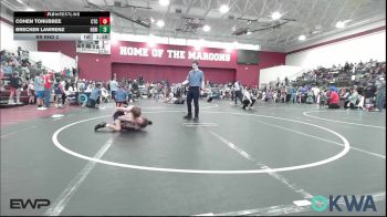76 lbs Rr Rnd 2 - Cohen Tonubbee, Chandler Takedown Club vs Brecken Lawrenz, Herington Wrestling Club