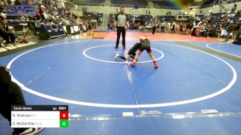 49 lbs Consolation - Richard Widman, F-5 Grappling vs Stella McCarther, Clinton Youth Wrestling