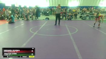 84 lbs Round 4 (8 Team) - Brennen Veverka, Backyard Brawlers vs Preston Dorn, Phoenix WC