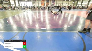 113 lbs Consi Of 64 #2 - Jacob Oliveira, RI vs Jaxon Perkins, NY