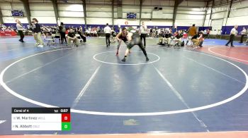188 lbs Consi Of 4 - William Martinez, Wells vs Noah Abbott, Colchester Cobras