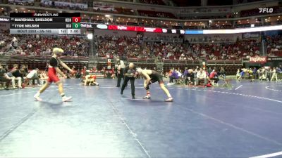 3A-165 lbs Cons. Round 2 - Marshall Sheldon, Iowa City, City High vs Tyde Nelsen, Dallas Center-Grimes