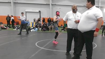 110 lbs Round 5 (6 Team) - Hadley Vold, Girls With Grit vs Brooklyn Mireles, PA West Yellow