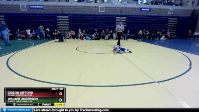 43 lbs Round 3 - Gideon Gifford, Pilgrim Wrestling Club vs Walker Anderson, Emmett Wrestling Club