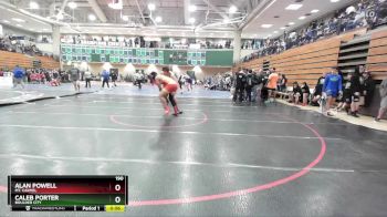190 lbs Cons. Round 1 - Alan Powell, Mt. Carmel vs Caleb Porter, Boulder City
