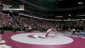 285-4A 1st Place Match - Cooper Hern, Eagle Valley vs Ben Reish, Canon City