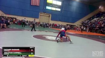 3 - 126 lbs Quarterfinal - Zachary Rasnake, Abingdon vs Sebastian Campbell, Grafton