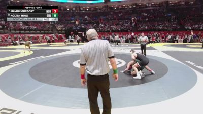 157 lbs Champ. Rd Of 16 - Mavrik Gregory, Mount Vernon vs Kolten Hmel, St. Edward