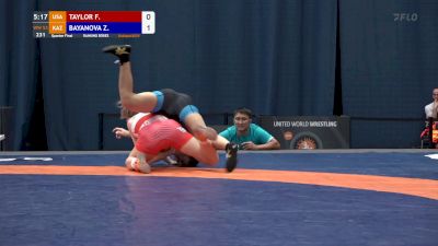 53 kg Quarterfinal - Felicity Taylor, USA vs Zeinep Bayanova, KAZ