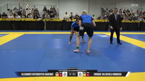 Enrique Valenzuela Munguia vs Alexander Victorovych Babenko 2026 Pan IBJJF Jiu-Jitsu No-Gi Championship