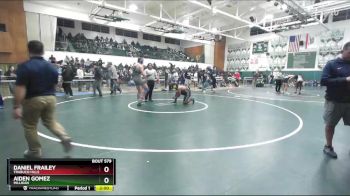 190 lbs Semifinal - Daniel Frailey, Trabuco Hills vs Aiden Gomez, Millikan