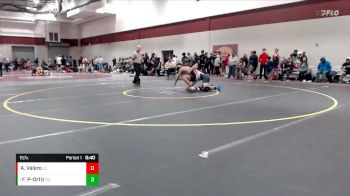 157x Semifinal - Felix Polanco-Ortiz, Decatur Central vs Axel Valero, Lawrence Central