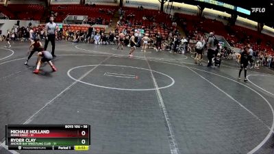 56 lbs Quarterfinal - Michale Holland, Rising Kingz vs Ryder Clay, Anchor Bay Wrestling Club