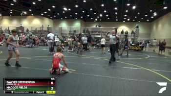 105 lbs Round 5 (6 Team) - Maddox Fields, POWA vs Sawyer Stephenson, Lowell WC