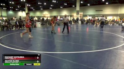 120 lbs Round 5 (6 Team) - Keaton Kloke, Nebraska Wave Hogs vs Zachary Kotsubka, Land O` Lakes