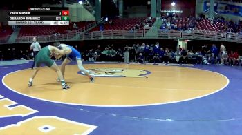 132 lbs Round 2 (4 Team) - Zach Masek, Lincoln East vs Gerardo Ramirez, Schuyler