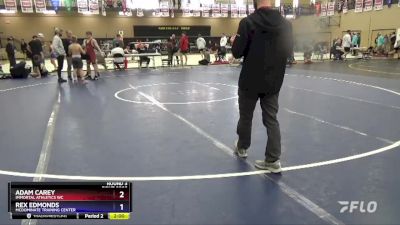 125 lbs Round 3 - Adam Carey, Immortal Athletics WC vs Rex Edmonds, McDominate Training Center