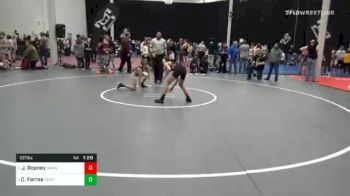 107 lbs Quarterfinal - Jayden Rooney, Waynesboro vs Cj Ferree, Central Dauphin