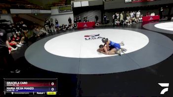 100 lbs Placement Matches (16 Team) - Graciela Caro, MDWA-FR vs Maria Mejia Manzo, KCWA-FR