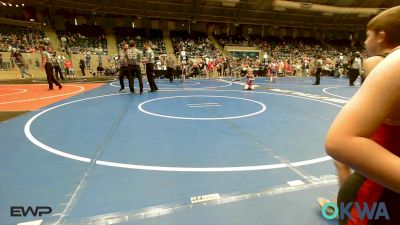 55 lbs Round Of 16 - Brayden Hamilton, Tulsa Blue T Panthers vs Connor Johnson, Spartan Wrestling Fort Smith