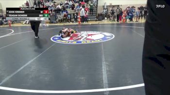 60 lbs Cons. Round 2 - Teagan Scherr, Gorilla Wrestling Club, Inc vs John Kremer, Worthington Trojans