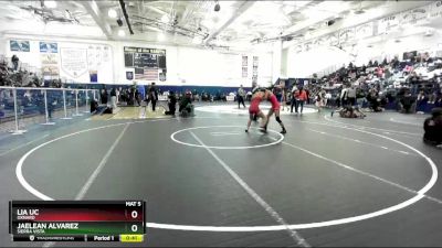 115 lbs Cons. Round 6 - Lia Uc, Oxnard vs Jaelean Alvarez, Sierra Vista