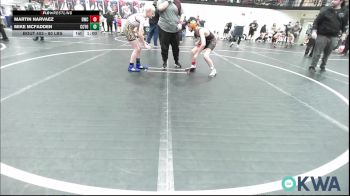 80 lbs Round Of 16 - Martin Narvaez, Dumas Wrestling Club vs Mike McFadden, CCYO